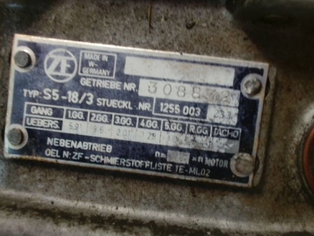 BOITE A VITESSE MECANIQUE RENAULT B80 B 80.45 