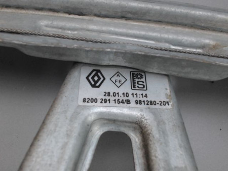MECANISME LEVE-GLACE ARRIERE GAUCHE RENAULT CLIO