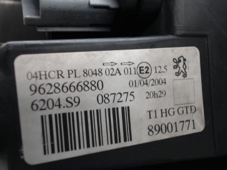 PHARE GAUCHE PEUGEOT 206