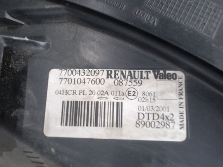 PHARE DROIT RENAULT MEGANE