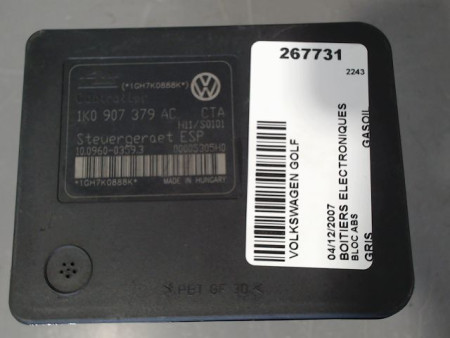 UNITE HYDRAULIQUE ABS VOLKSWAGEN GOLF