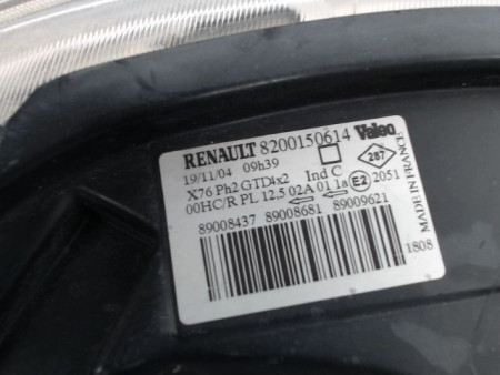 PHARE GAUCHE RENAULT KANGOO