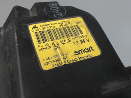 PHARE DROIT SMART SMART FORFOUR