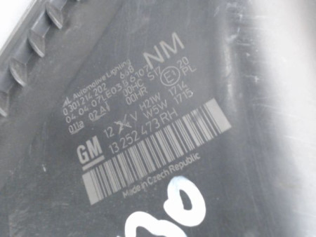 PHARE DROIT OPEL ZAFIRA 05-07