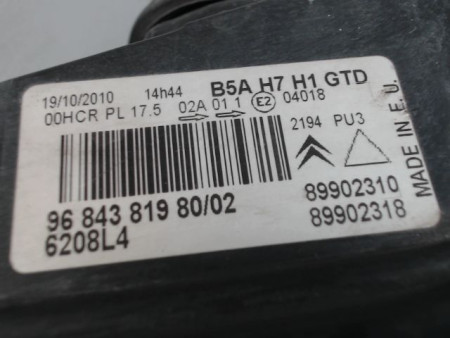 PHARE GAUCHE CITROEN C4