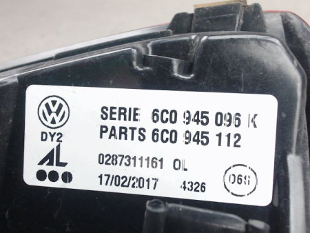 FEU ARRIERE DROIT VOLKSWAGEN POLO