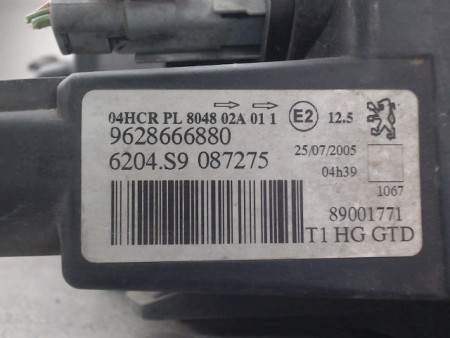 PHARE GAUCHE PEUGEOT 206