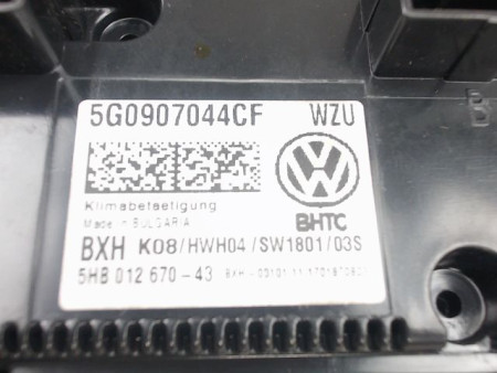 COMMANDE DE CHAUFFAGE VOLKSWAGEN GOLF