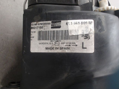PHARE GAUCHE SEAT IBIZA