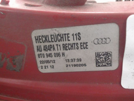 FEU ARRIERE DROIT AUDI A5