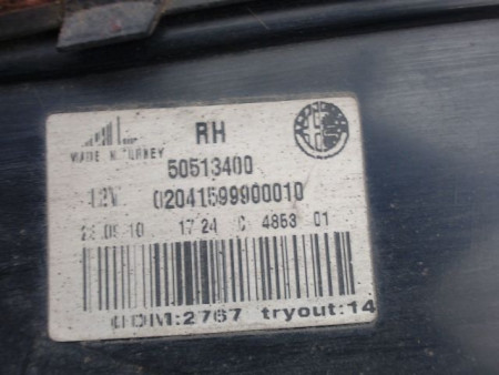 FEU ARRIERE INTERIEUR DROIT ALFA ROMEO GIULIETTA