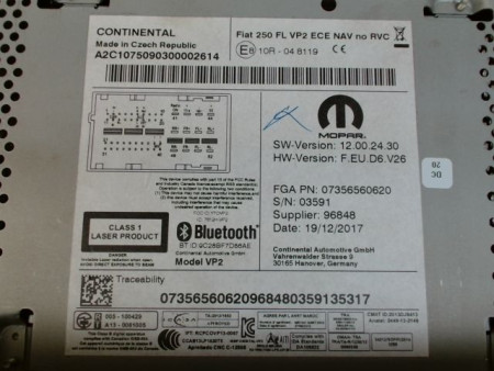 AUTORADIO CITROEN JUMPER