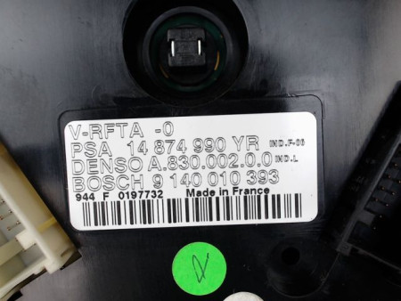 COMMANDE DE CHAUFFAGE CITROEN C8