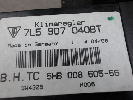 COMMANDE DE CHAUFFAGE PORSCHE CAYENNE