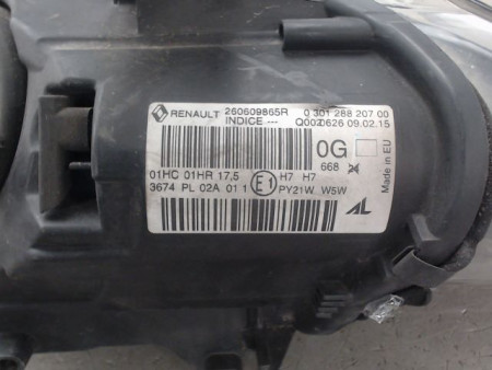 PHARE GAUCHE RENAULT MEGANE