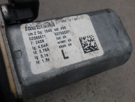 MECANISME LEVE-GLACE AVANT GAUCHE FIAT 500