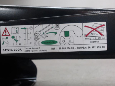 CRIC CITROEN C4