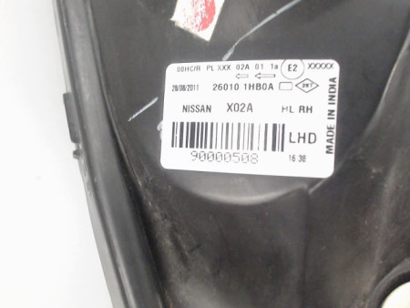 PHARE DROIT NISSAN MICRA