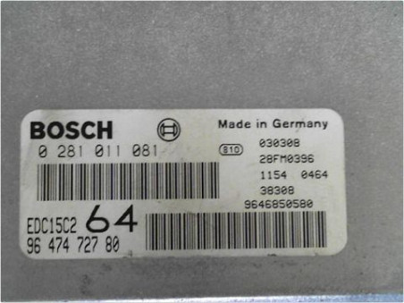 CALCULATEUR MOTEUR PEUGEOT 307 2003