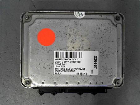 CALCULATEUR MOTEUR VOLKSWAGEN GOLF 2005