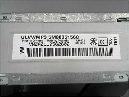 AUTORADIO VOLKSWAGEN POLO 2011