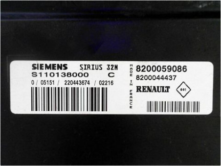 CALCULATEUR MOTEUR RENAULT TWINGO 2002