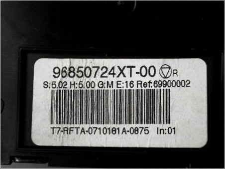 COMMANDE DE CHAUFFAGE PEUGEOT 308 2008