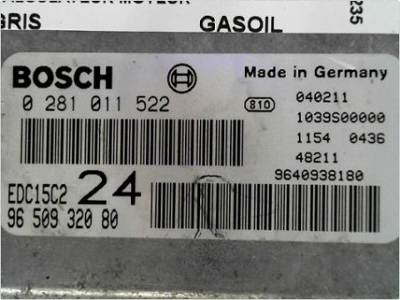 CALCULATEUR MOTEUR PEUGEOT 807 2004