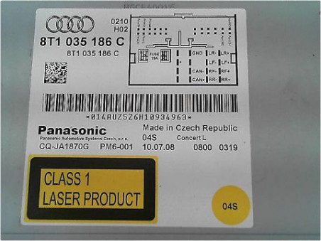 AUTORADIO AUDI A4 2008