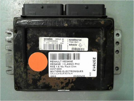 CALCULATEUR MOTEUR RENAULT MEGANE 2000