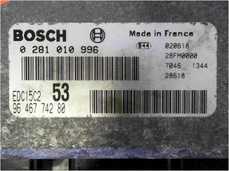 CALCULATEUR MOTEUR CITROEN XSARA PICASSO 2002
