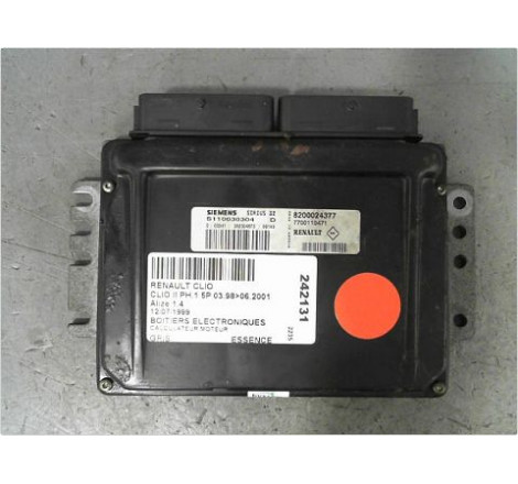 CALCULATEUR MOTEUR RENAULT CLIO II PH.1 98-2001