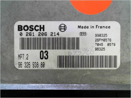 CALCULATEUR MOTEUR PEUGEOT 306 1999