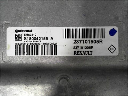 CALCULATEUR MOTEUR RENAULT CLIO 2011