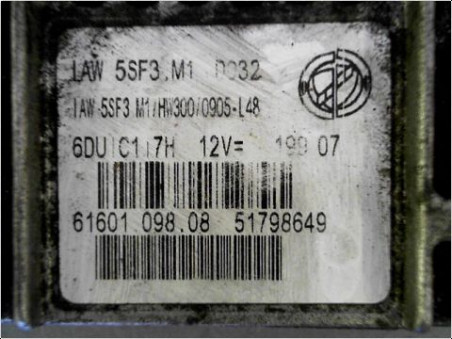 CALCULATEUR MOTEUR FIAT GRANDE PUNTO 2007