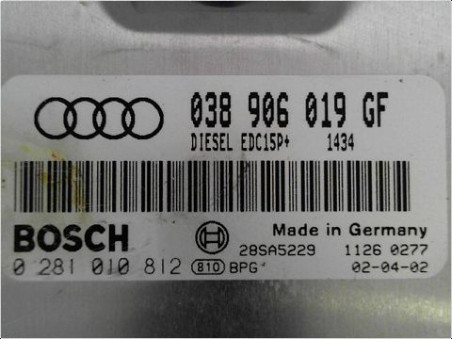 CALCULATEUR MOTEUR AUDI A6 2002