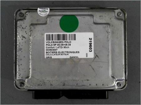 CALCULATEUR MOTEUR VOLKSWAGEN POLO 2007