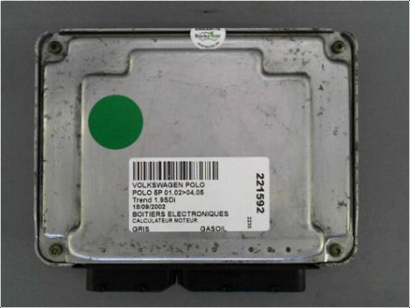 CALCULATEUR MOTEUR VOLKSWAGEN POLO 2002