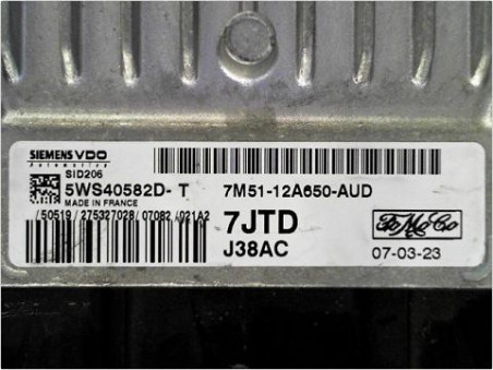 CALCULATEUR MOTEUR FORD FOCUS C-MAX 2007