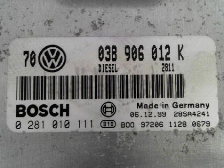 CALCULATEUR MOTEUR VOLKSWAGEN GOLF 2000