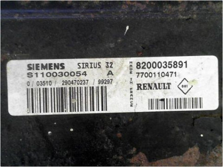 CALCULATEUR MOTEUR RENAULT MEGANE 1999