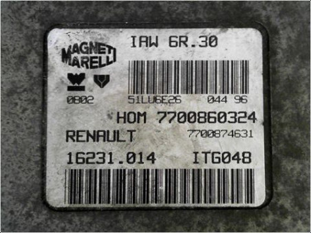 CALCULATEUR MOTEUR RENAULT CLIO 1996
