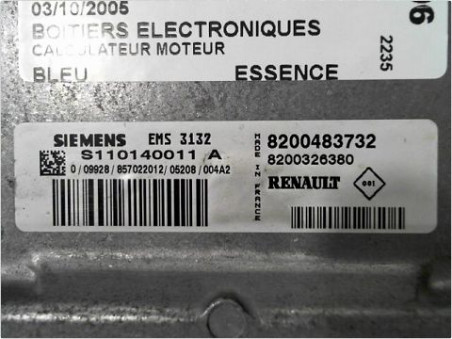 CALCULATEUR MOTEUR DACIA LOGAN 2005