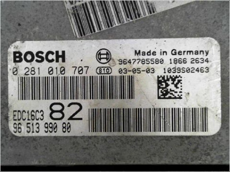 CALCULATEUR MOTEUR PEUGEOT 206 2003