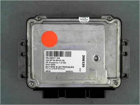 CALCULATEUR MOTEUR PEUGEOT 206 2003