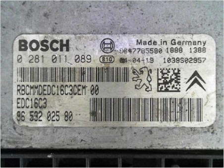 CALCULATEUR MOTEUR PEUGEOT 206 2004
