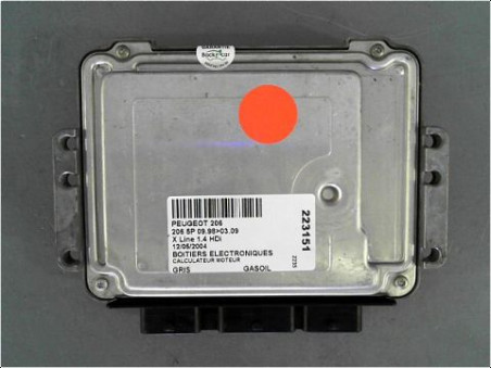 CALCULATEUR MOTEUR PEUGEOT 206 2004