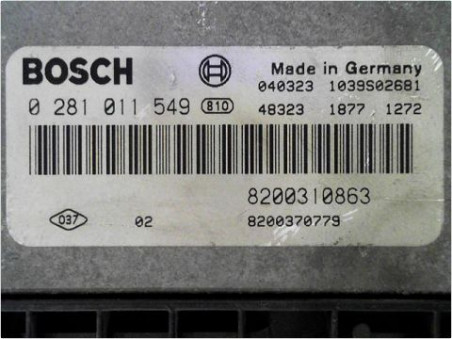 CALCULATEUR MOTEUR RENAULT MEGANE 2004