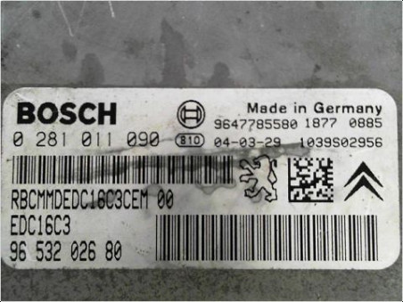 CALCULATEUR MOTEUR PEUGEOT 307 2004