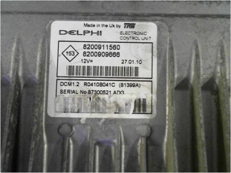 CALCULATEUR MOTEUR RENAULT KANGOO 2010
